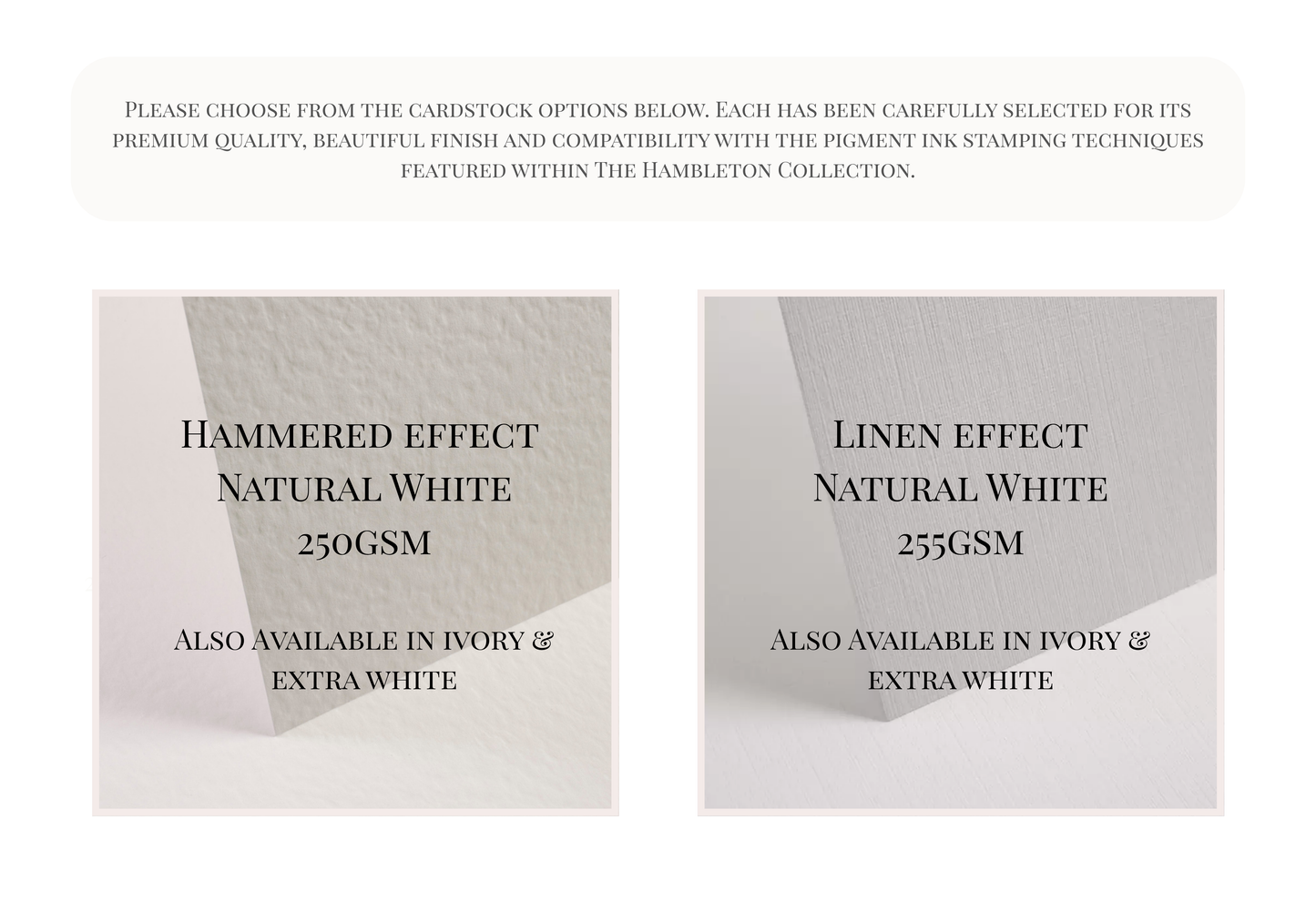 Order of Service - The Hambleton Collection