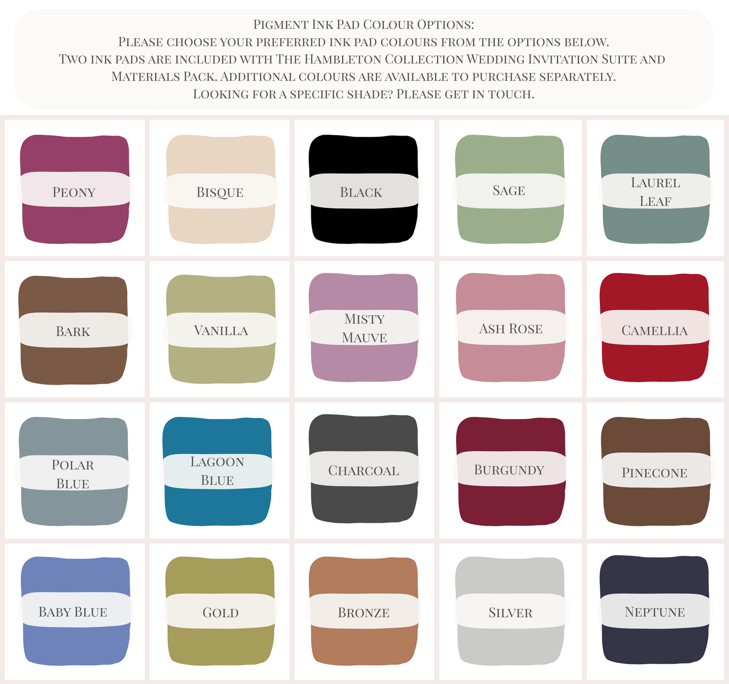 Materials Pack - The Hambleton Collection