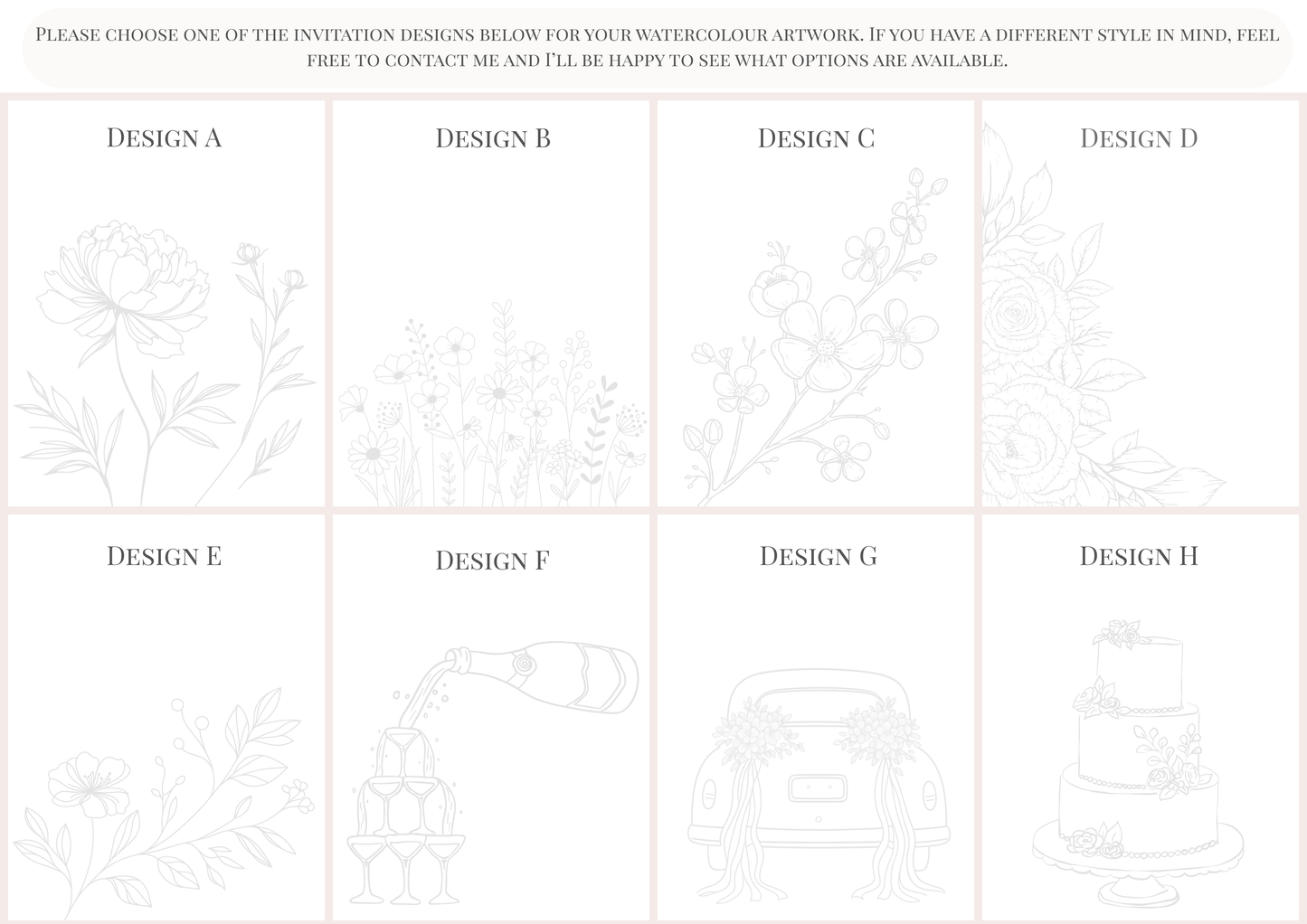 Menu Cards - The Barrowden Collection