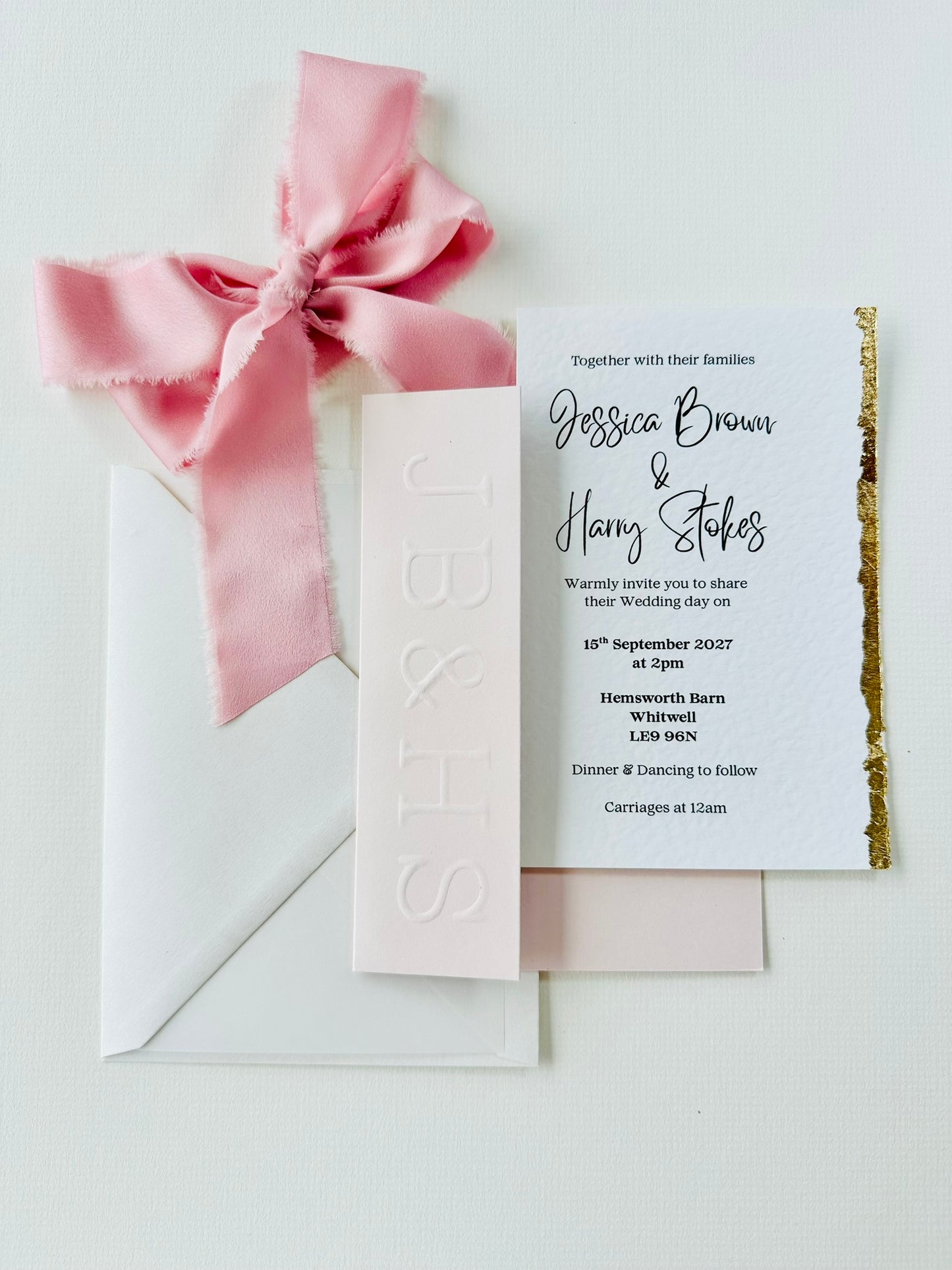 Sample Wedding Invitation - The Langham Collection