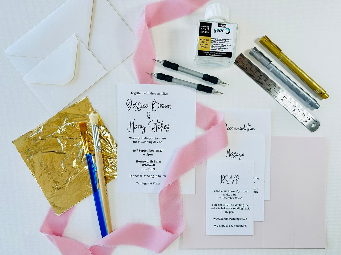 Wedding Invitation - The Langham Collection