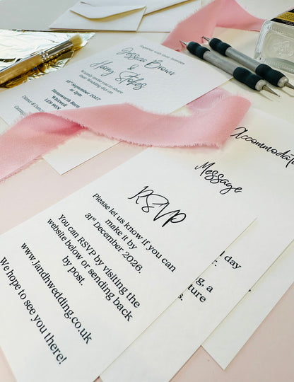 Wedding Invitation - The Langham Collection