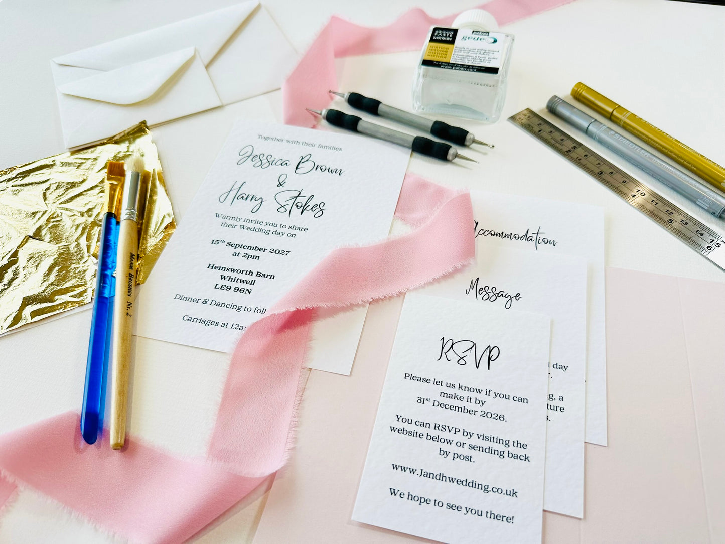 Wedding Invitation - The Langham Collection