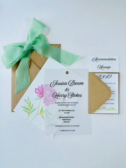 Wedding Invitation - The Barrowden Collection