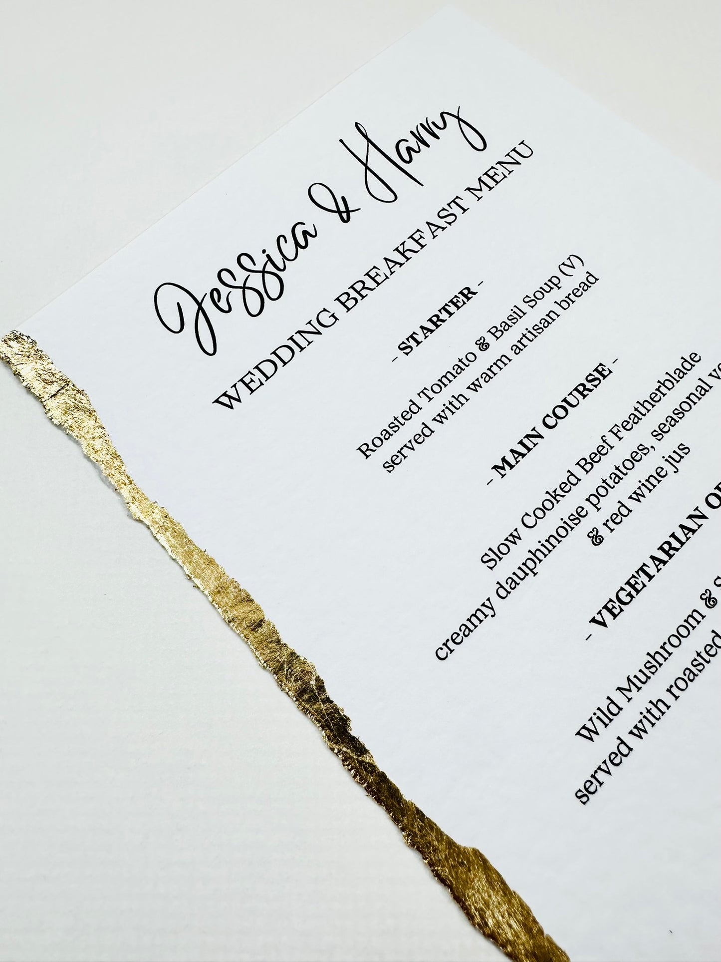 Menu Cards - The Langham Collection