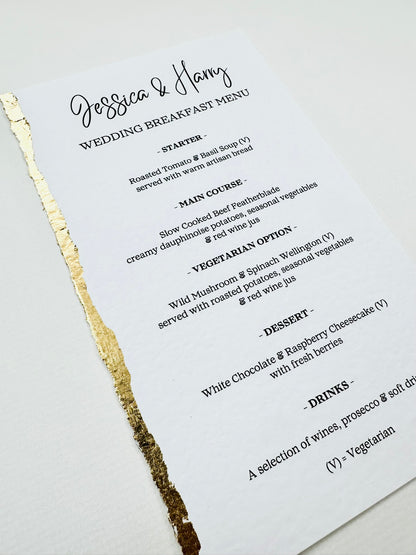 Menu Cards - The Langham Collection