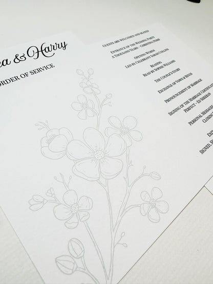 Order of Service - The Barrowden Collection