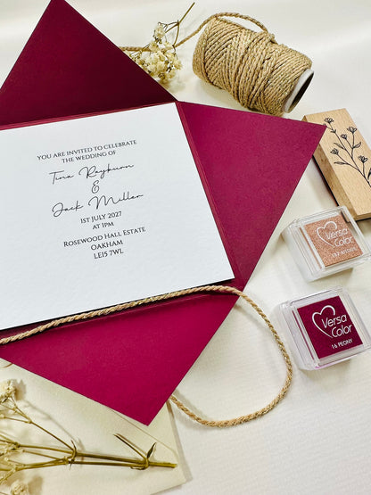 Wedding Invitation - The Hambleton Collection