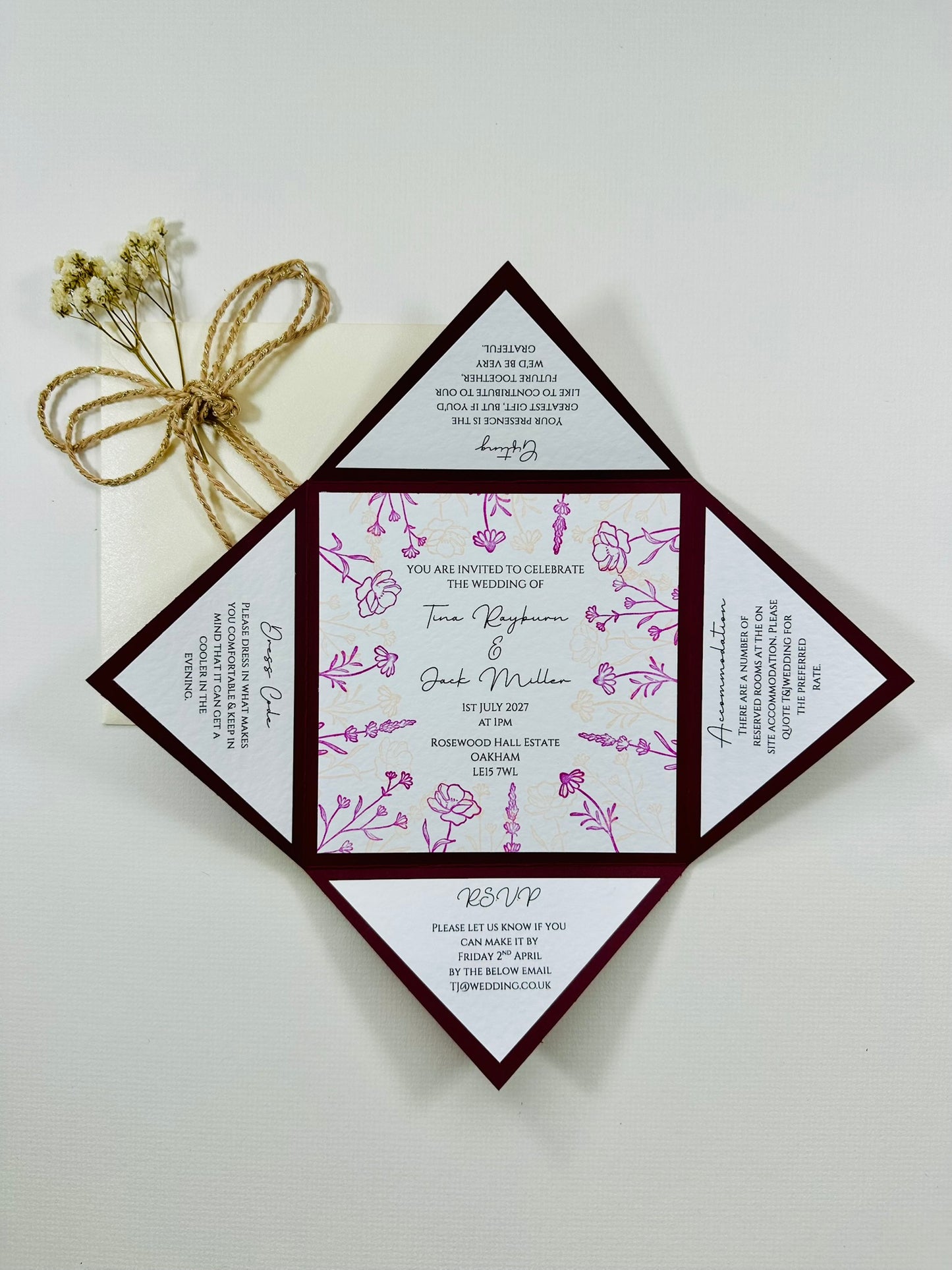 Wedding Invitation - The Hambleton Collection