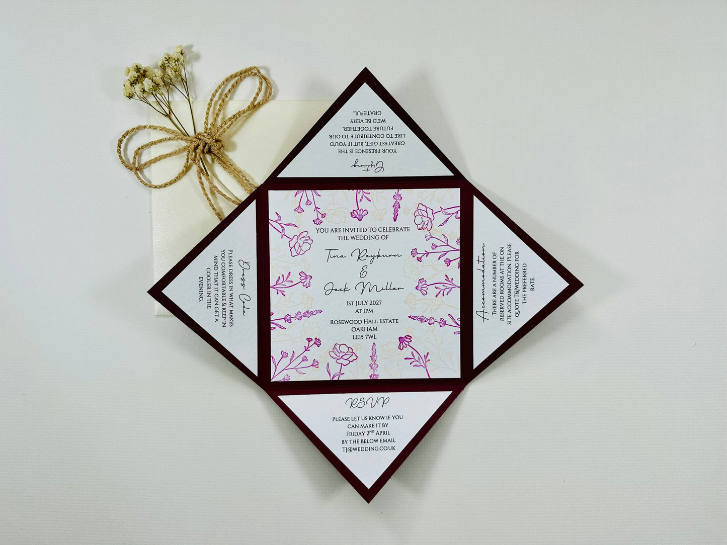 Wedding Invitation - The Hambleton Collection