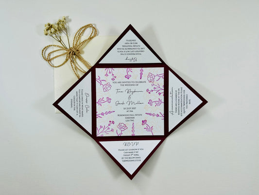 Sample Wedding Invitation - The Hambleton Collection