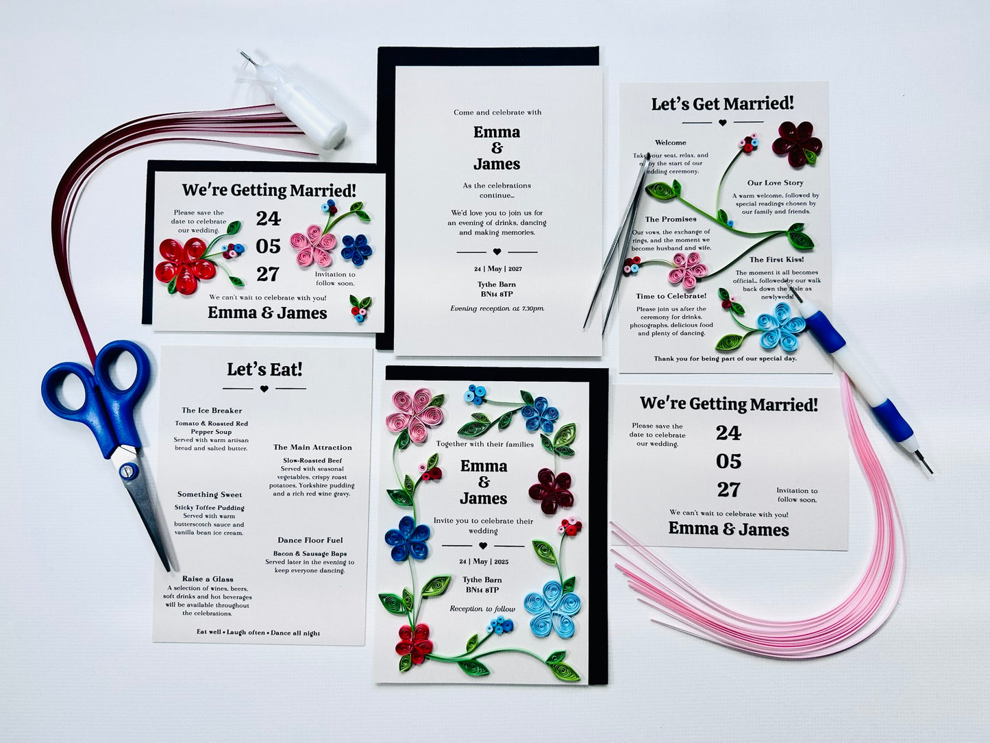 Wedding Invitation - The Oakham Collection