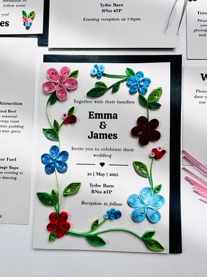 Wedding Invitation - The Oakham Collection