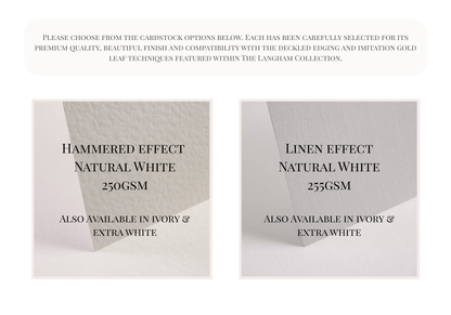 Save the Date - The Langham Collection